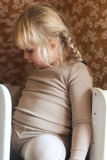 BIRKHOLM Rib Leggings Kashmir Brun